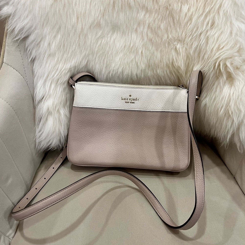 Kate Spade Blush and Cream Crossbody Bag